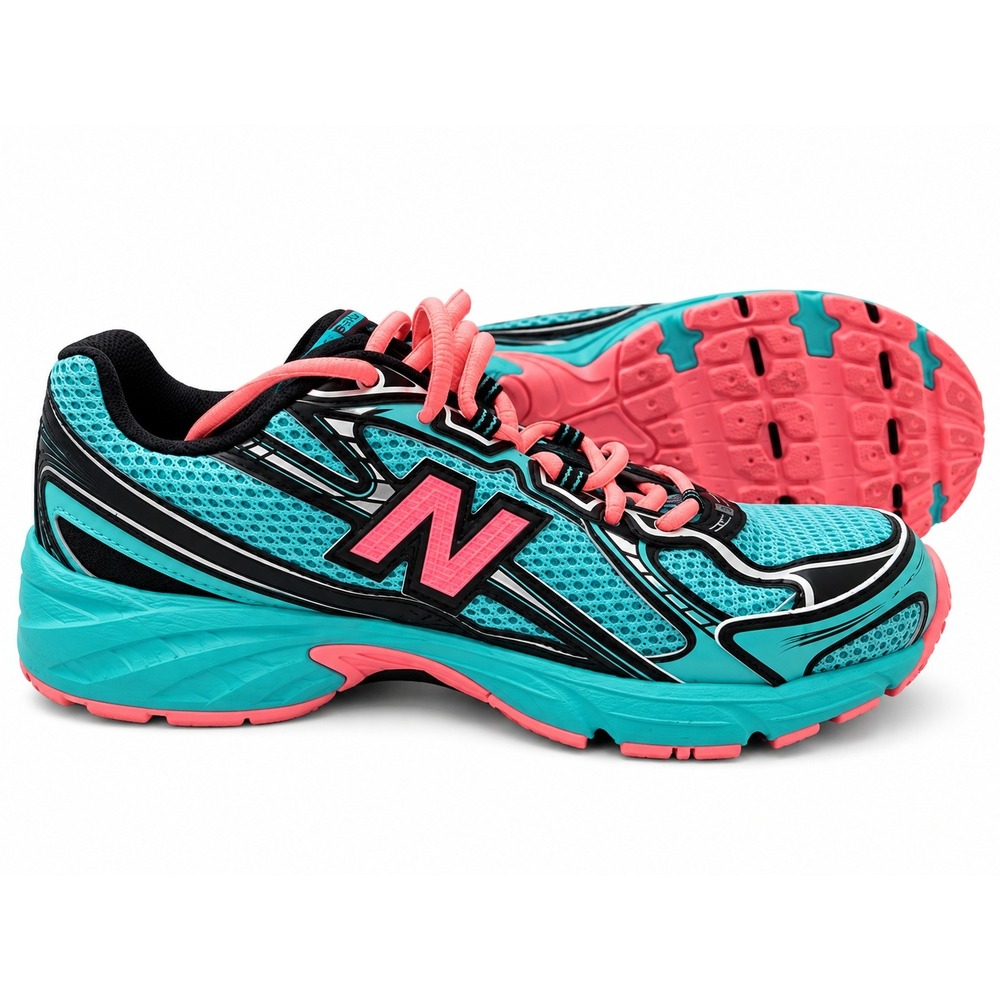 New Balance 740 Cyber Jade Ultra Pink Retro Y2K Running Shoes